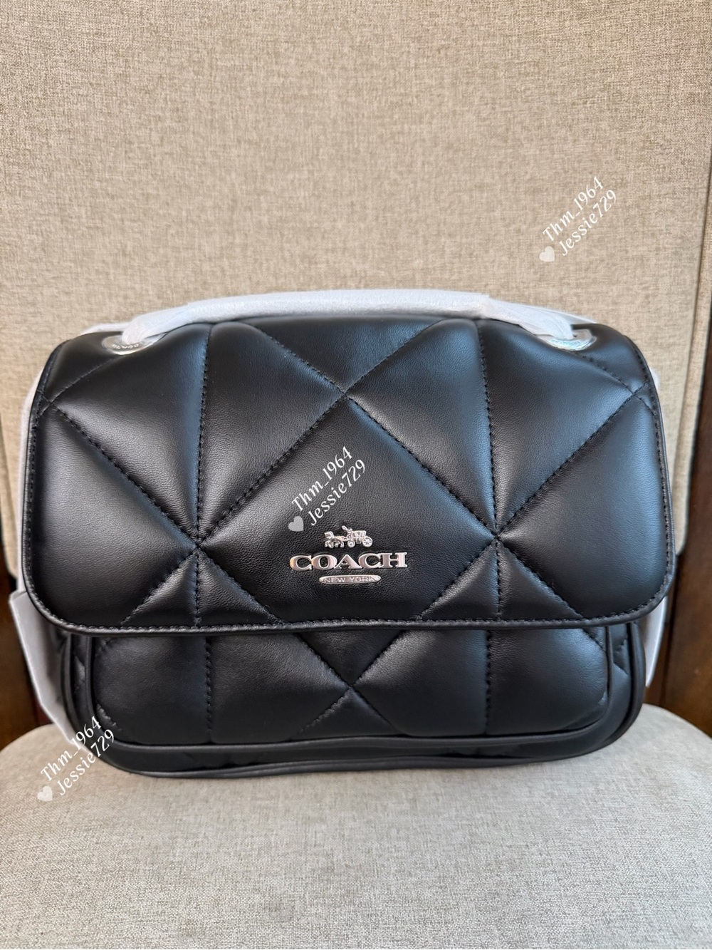 NWT！COACH Klare Crossbody 25 With Puffy Diamond Quilting（CJ611）fast shipping
